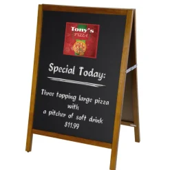 Chalkboard A-Frame Menu Board