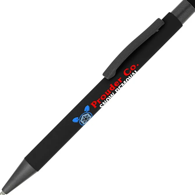 Charleston Soft Touch Stylus Metal Pen - Full Color