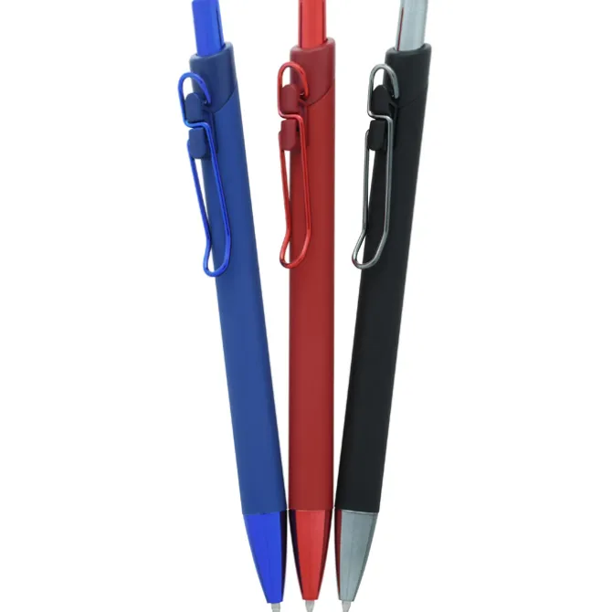 Chauncy Soft Touch Gel Metal Pen