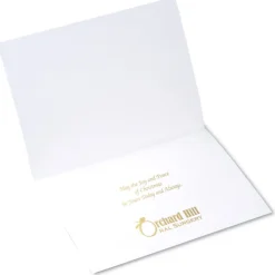 Christmas Ribbon Greeting Card