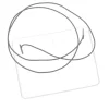 Clear Vinyl Badge Holder with Elastic Neck Cord - 24 hr