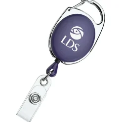 Clip-On Retractable Badge Holder - Opaque
