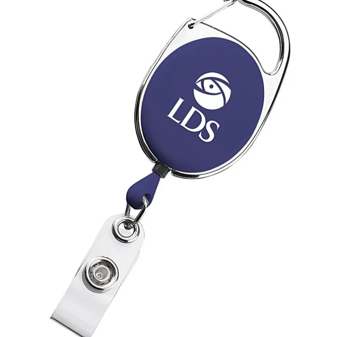 Clip-On Retractable Badge Holder - Opaque