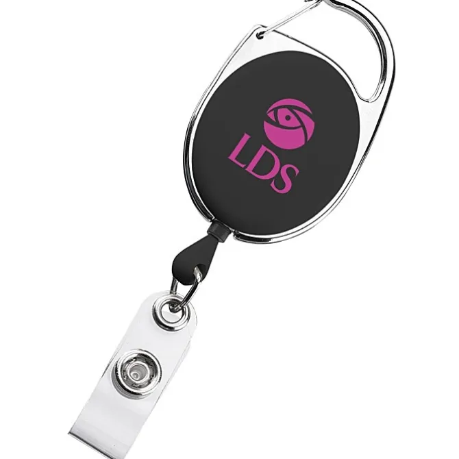 Clip-On Retractable Badge Holder - Opaque