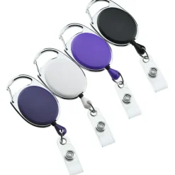 Clip-On Retractable Badge Holder - Opaque