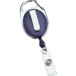 Clip-On Retractable Badge Holder - Opaque