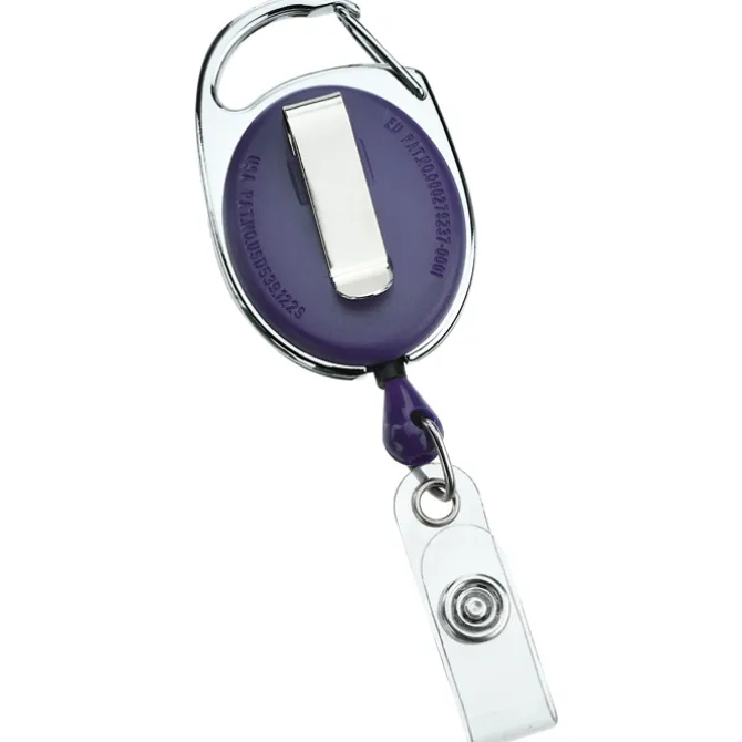 Clip-On Retractable Badge Holder - Opaque