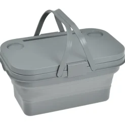 Collapsible Picnic Basket with Portable Folding Table
