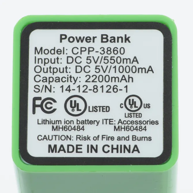 Colorblock Power Bank - 24 hr