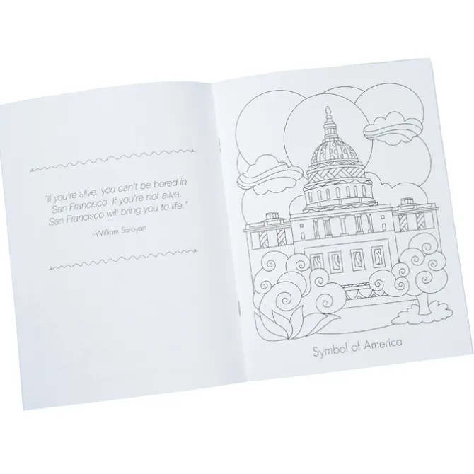 Color Comfort Grown Up Coloring Book - Voyages & Vistas