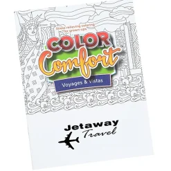 Color Comfort Grown Up Coloring Book - Voyages & Vistas