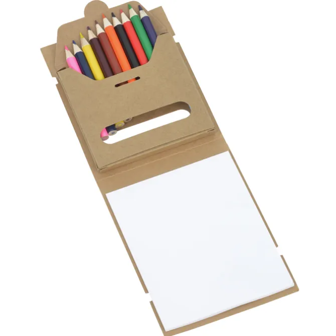Colored Pencil Set with Paper