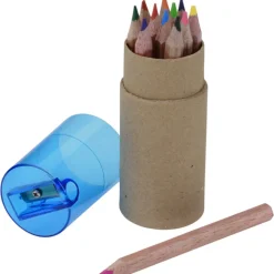 Colored Pencil & Sharpener Set