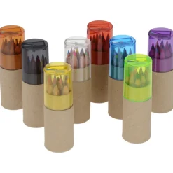 Colored Pencil & Sharpener Set - Full Color - 24 hr