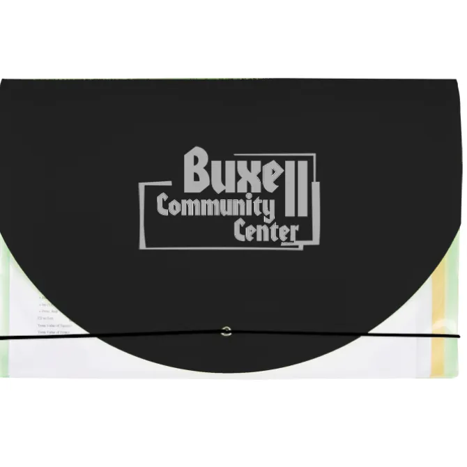 Color Flap Translucent Document Holder - 8 inches x 12 inches