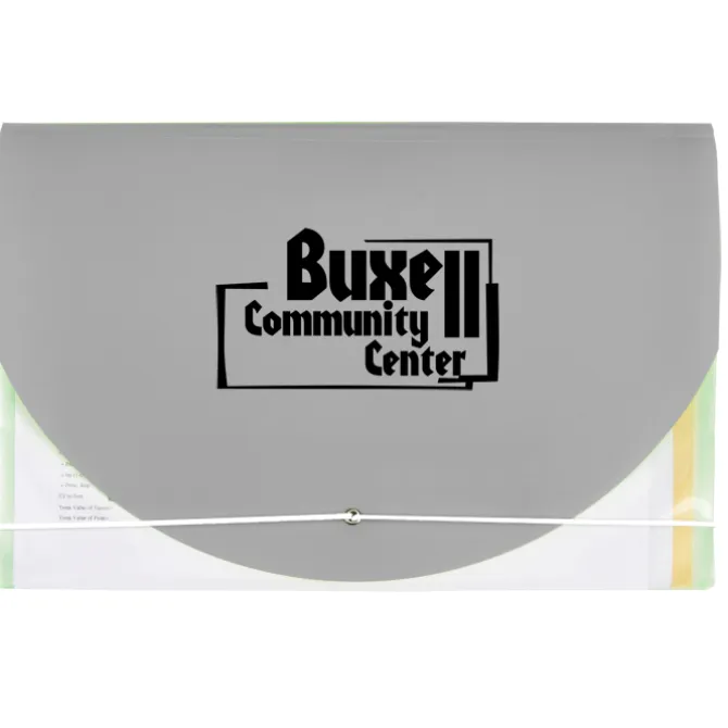 Color Flap Translucent Document Holder - 8 inches x 12 inches