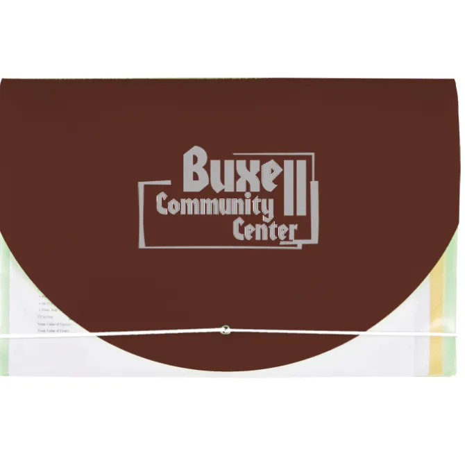 Color Flap Translucent Document Holder - 8 inches x 12 inches