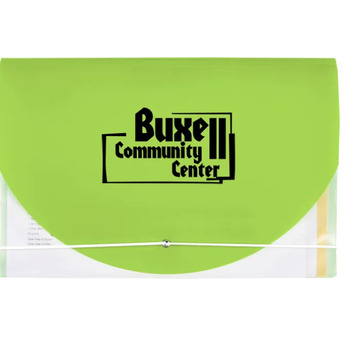Color Flap Translucent Document Holder - 8 inches x 12 inches