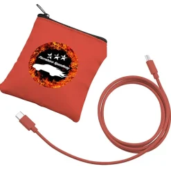 Colorful Charging Cable with Pouch