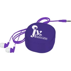 Colorful Earbuds Carry All