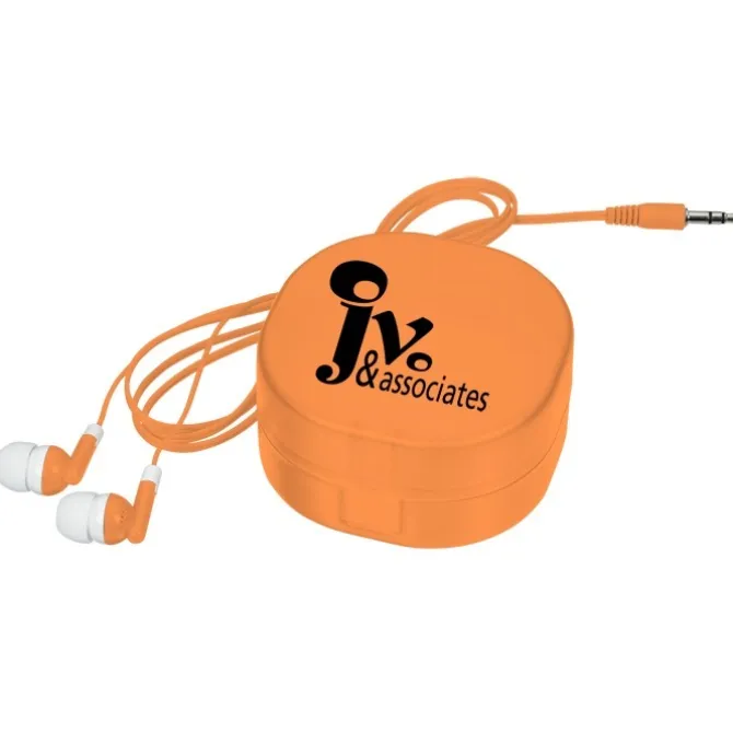 Colorful Earbuds Carry All