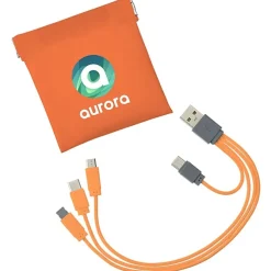 Colorful USB-C Charging Cable Pouch