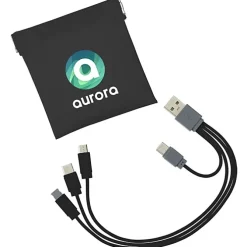 Colorful USB-C Charging Cable Pouch