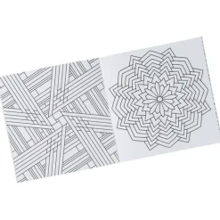 Coloring Book & Pencil Set - Geometric - 24 hr