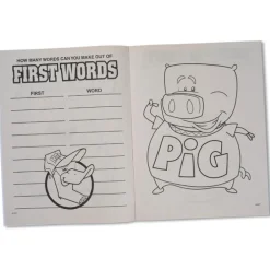 Color & Learn Book - First Words