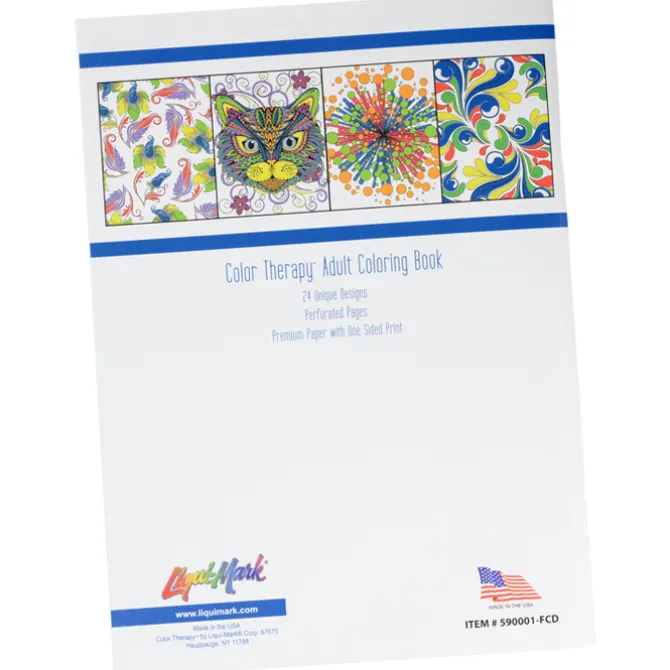 Color Therapy Adult Coloring Book