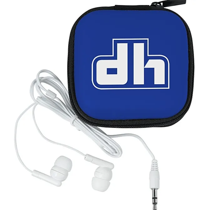 Color Top Case with Earbuds