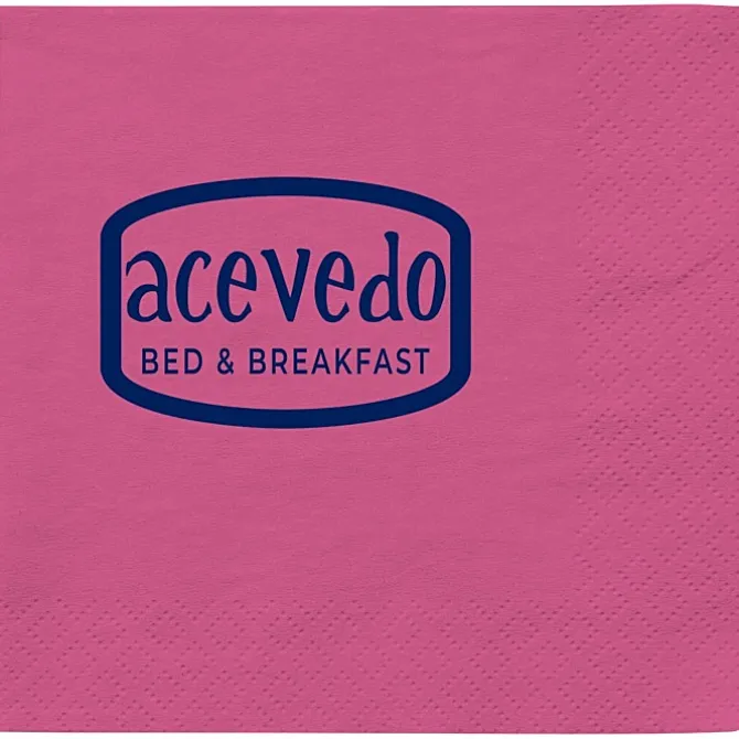 Colorware Beverage Napkin - 2-ply - Color - Low Qty