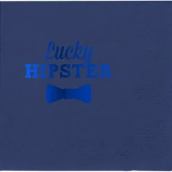 Colorware Beverage Napkin - 2-ply - Color - Low Qty - Foil