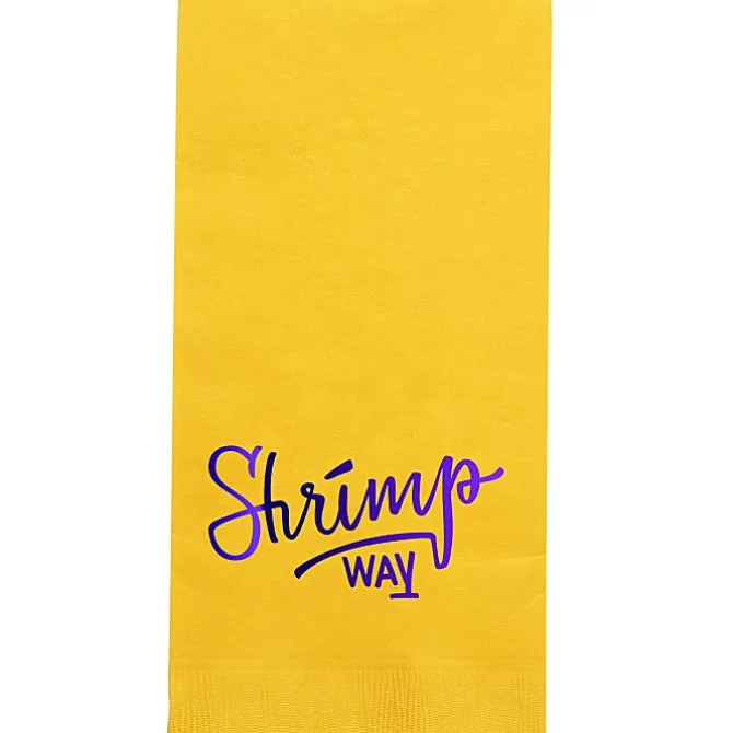 Colorware Dinner Napkin - 2-ply - 1/8 Fold - Foil