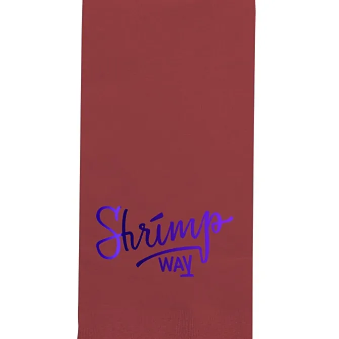 Colorware Dinner Napkin - 2-ply - 1/8 Fold - Foil