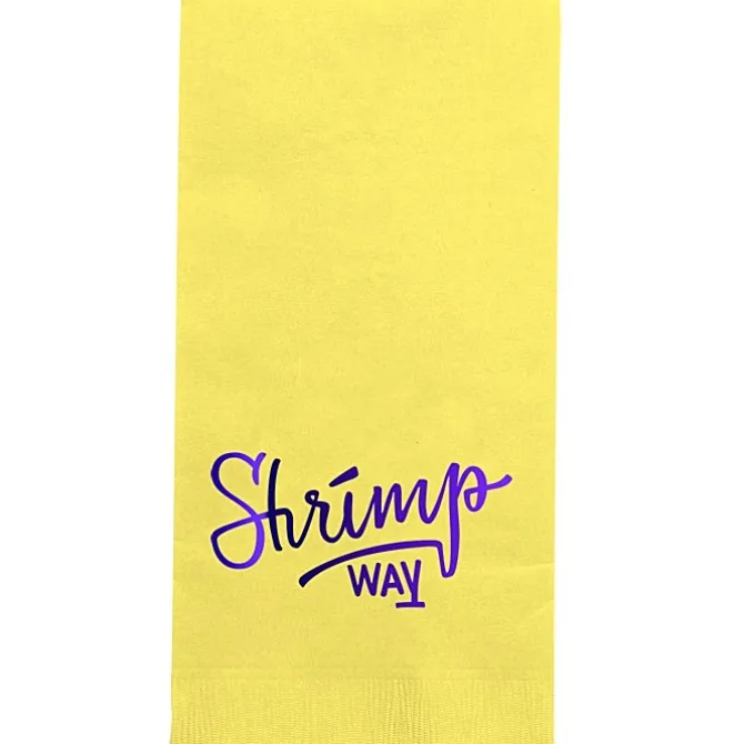 Colorware Dinner Napkin - 2-ply - 1/8 Fold - Foil
