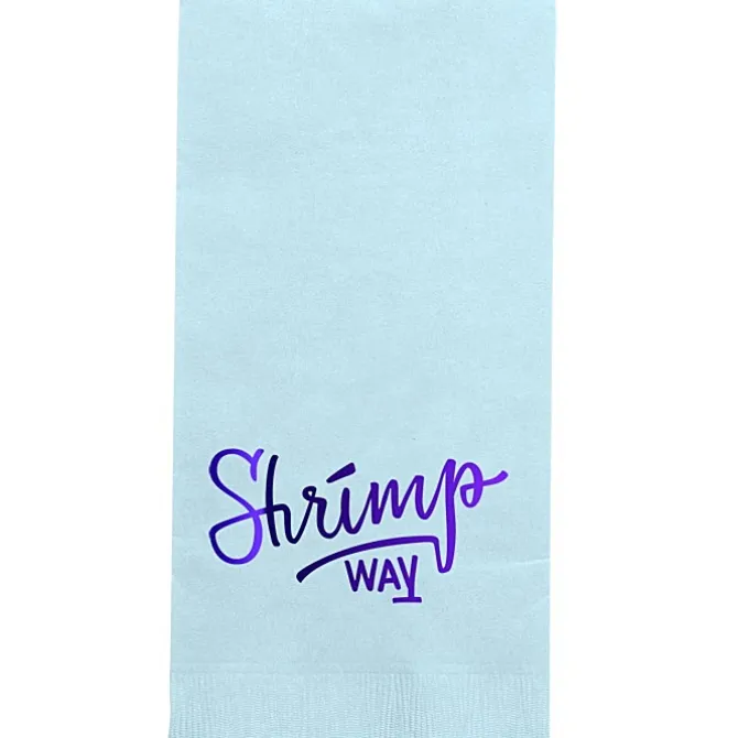 Colorware Dinner Napkin - 2-ply - 1/8 Fold - Foil
