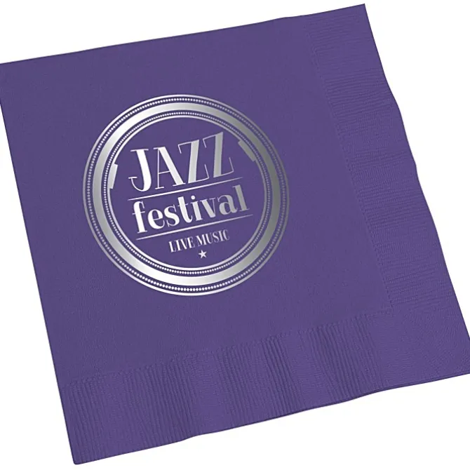 Colorware Luncheon Napkin - 2-ply - Foil