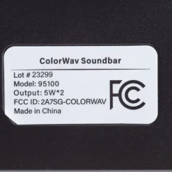 Color Wave Wireless Soundbar