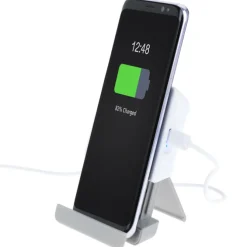 Compact Wireless Charging Pad and Phone Stand
