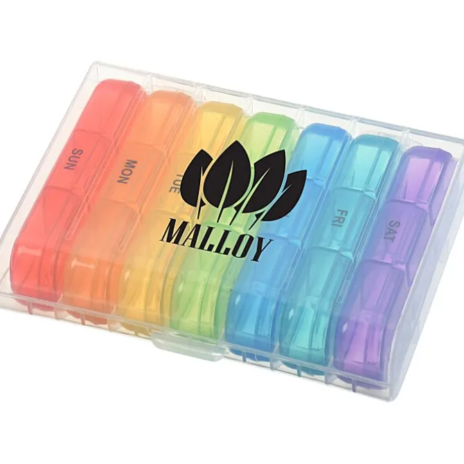 21 Compartment Pill Box