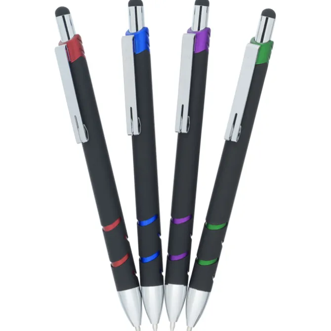 Confetti Soft Touch Stylus Metal Pen
