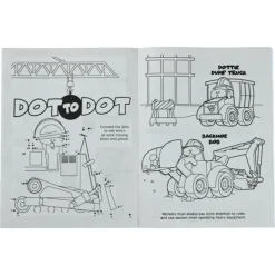 Construction Safety Coloring Book