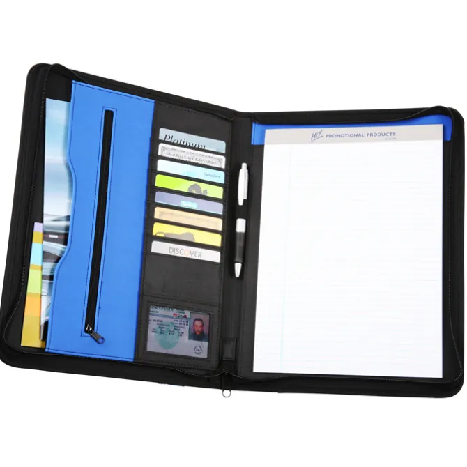Contemporary Zippered Portfolio