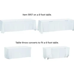 Convertible Table Throw EuroFit Tabletop Display Kit