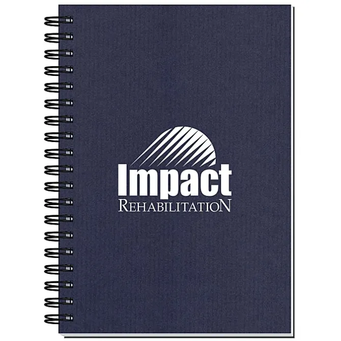Corded Paperboard Journal - 10 inches x 7 inches - 100 sheet