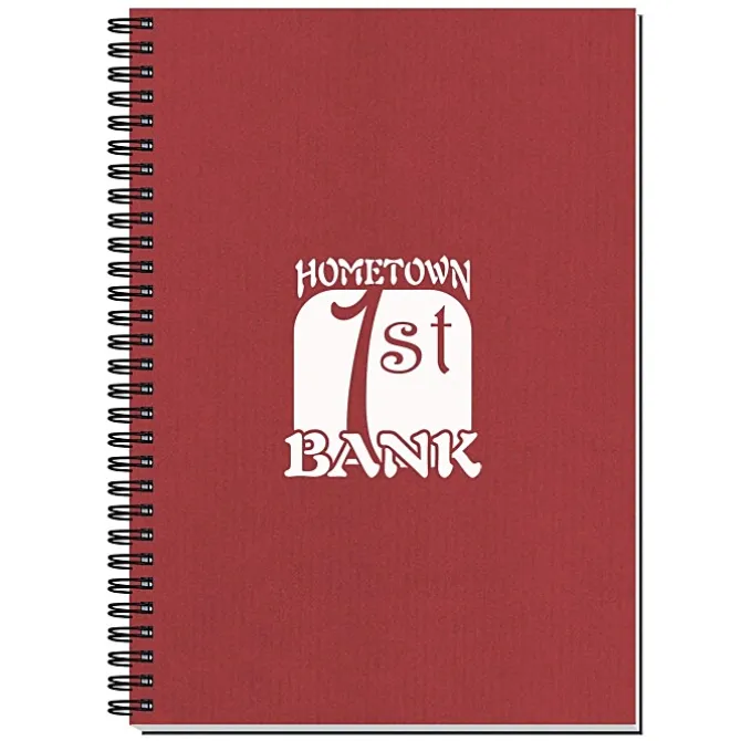 Corded Paperboard Journal - 10 inches x 7 inches - 50 sheet