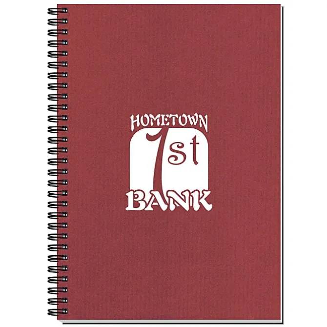 Corded Paperboard Journal - 10 inches x 7 inches - 50 sheet