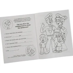 Crime Prevention Coloring Book - 24 hr