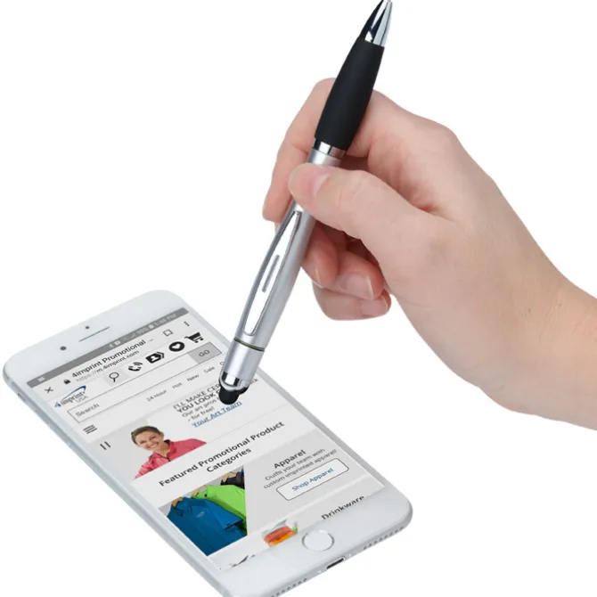 Curvy Stylus Twist Pen/Highlighter